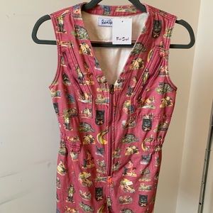 COPY - Rachel Antonoff Romper - Stickerbook print